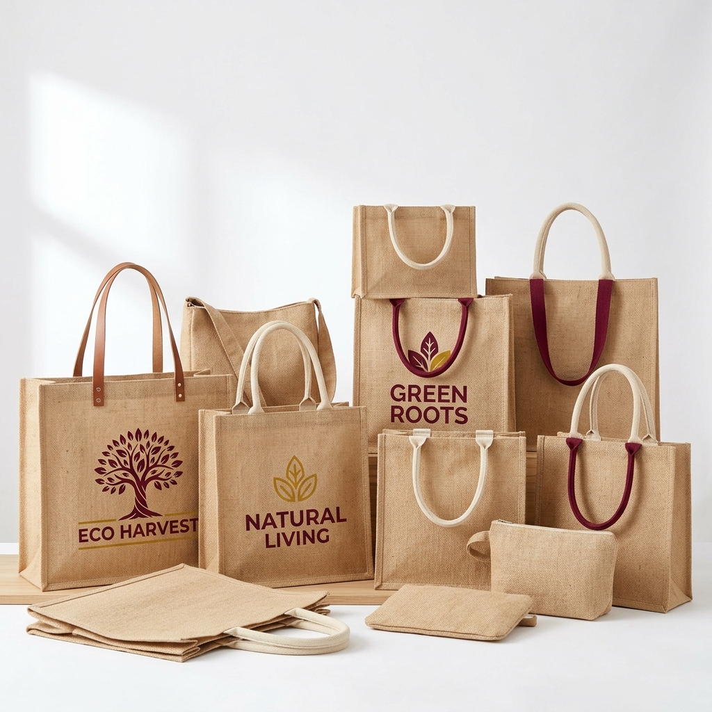 Branded Jute Tote Bag (Bulk Order)